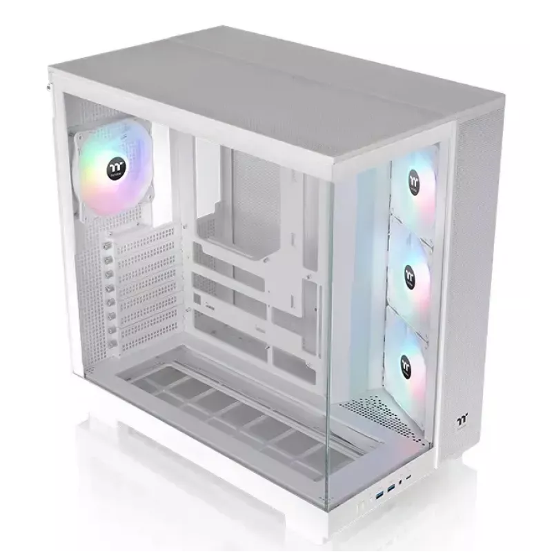 PC korpusas Thermaltake View 380 XL TG ARGB Midi Tower baltas