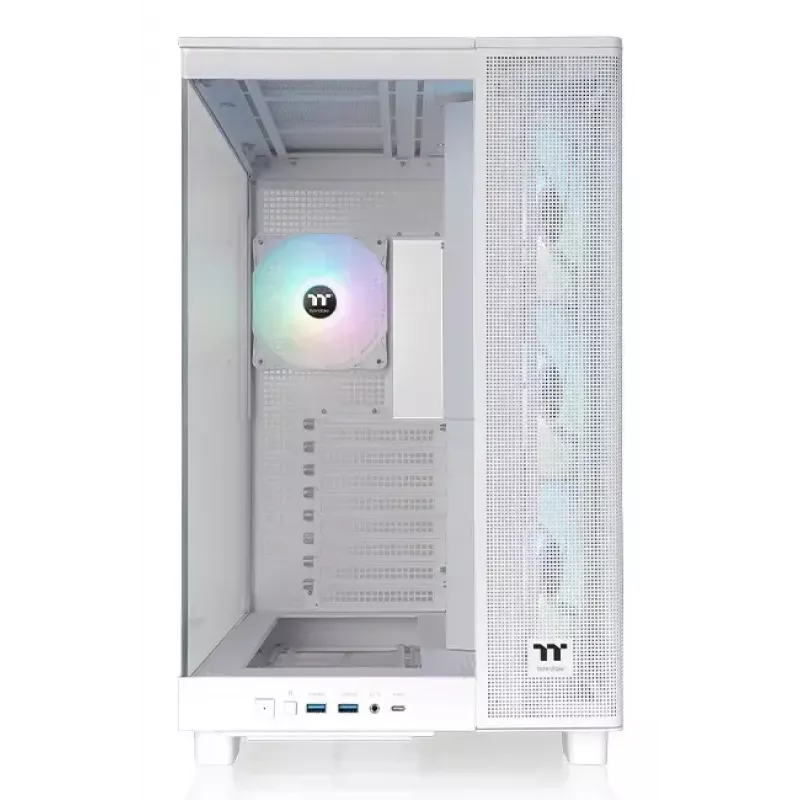 PC korpusas Thermaltake View 380 XL TG ARGB Midi Tower baltas