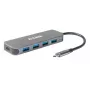 USB šakotuvas D-Link DUB-2340 USB-C 4 prievadai USB 3.0 Power Delivery 60W