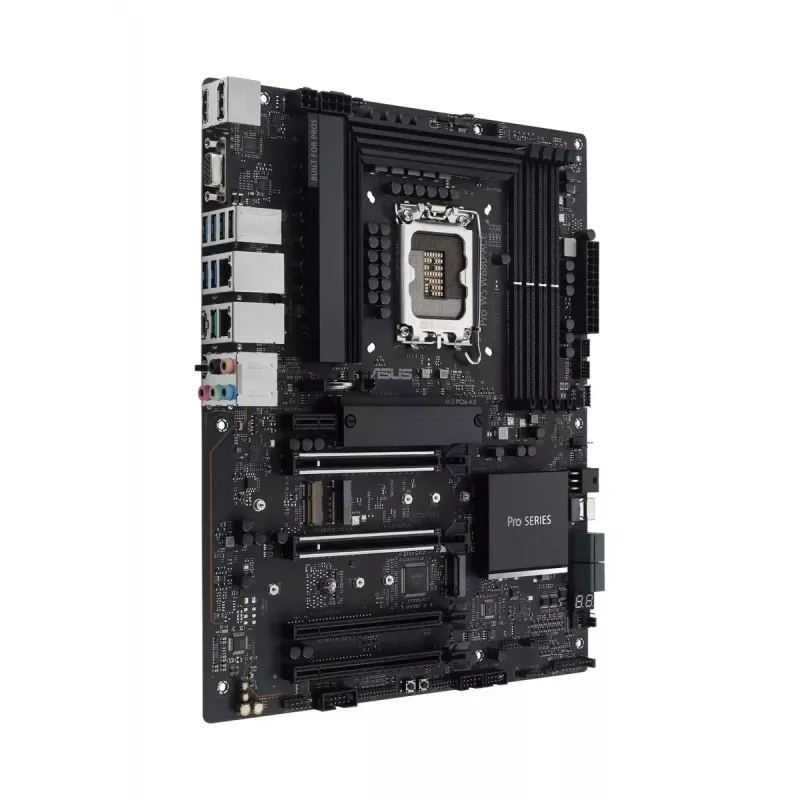 Pagrindinė plokštė ASUS PRO WS W680-ACE – Intel W680 ATX, LGA 1700, DDR5, 4 DIMM (128 GB), 3x M.2, 2x 2,5Gb LAN, 7.1 garso