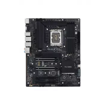 Pagrindinė plokštė ASUS PRO WS W680-ACE – Intel W680 ATX, LGA 1700, DDR5, 4 DIMM (128 GB), 3x M.2, 2x 2,5Gb LAN, 7.1 garso