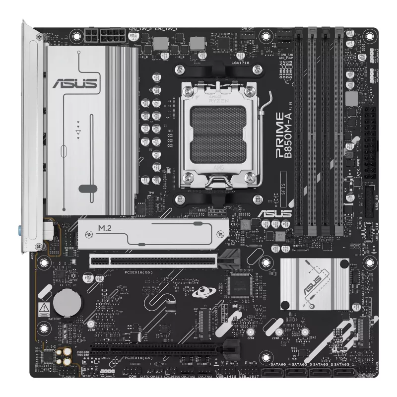 ASUS PRIME B850M-A-CSM AMD B850 Socket AM5 micro ATX pagrindinė plokštė