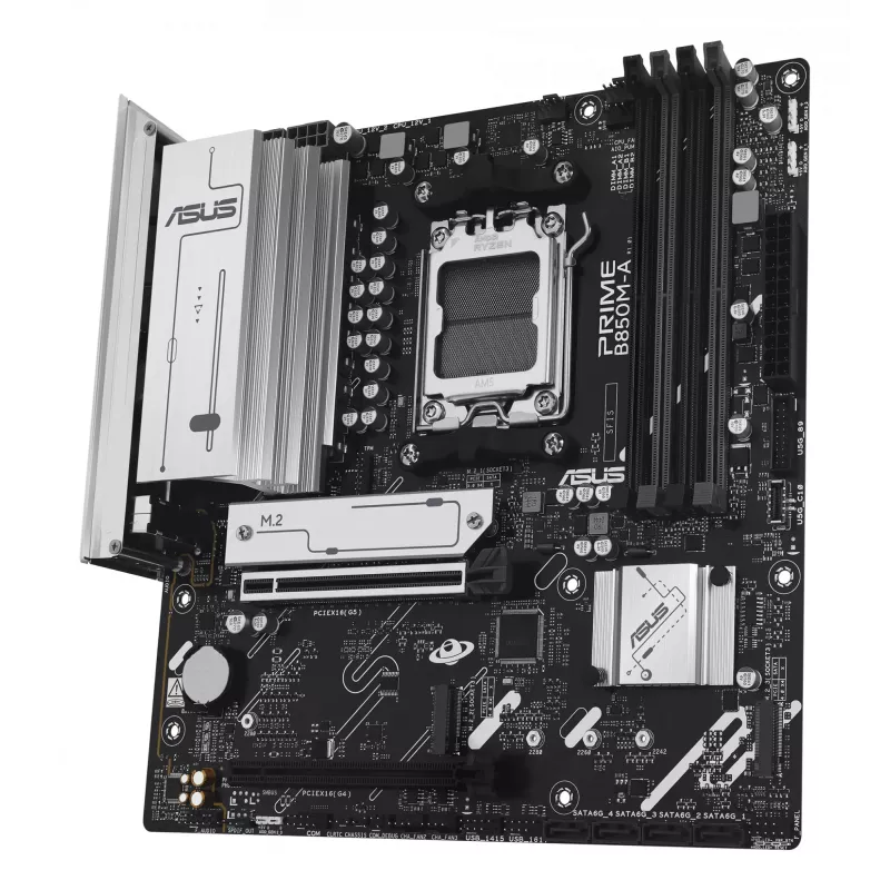 ASUS PRIME B850M-A-CSM AMD B850 Socket AM5 micro ATX pagrindinė plokštė
