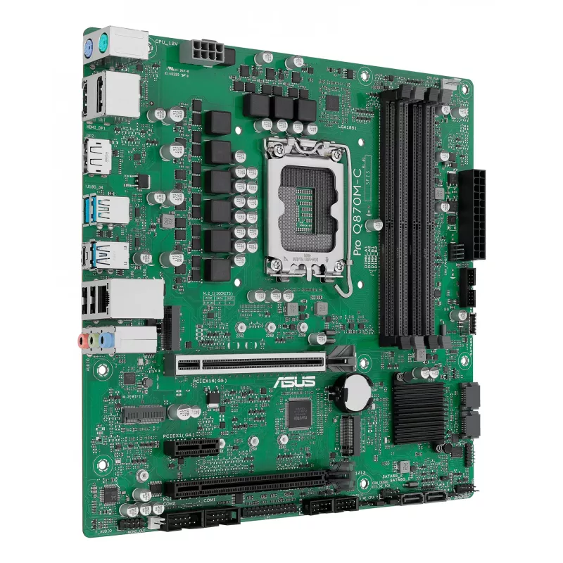 ASUS PRO Q870M-C-CSM pagrindinė plokštė, Intel® Q870, LGA 1851 (Socket V1), micro ATX