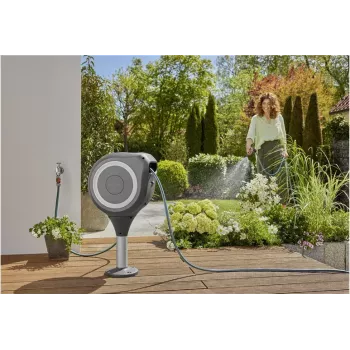Žarna GARDENA Patio Hose Box RollUp S 18607-20 15 m Juoda 1.1 cm Skersmuo