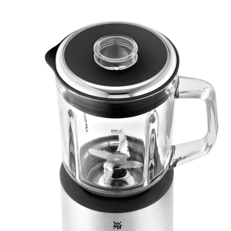 Stalinis trintuvas WMF KITCHENminis 0,8 L 400 W juodas, nerūdijantis plienas, permatomas