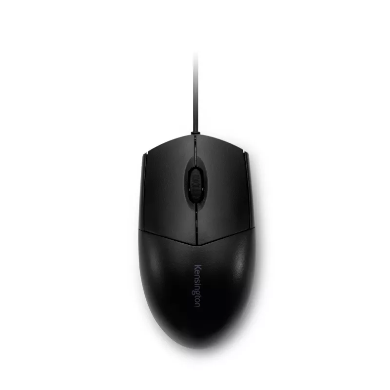 Kensington Pro Fit Wired Washable Mouse, ambidekstrinė, optinė, USB, 1600 DPI, juoda