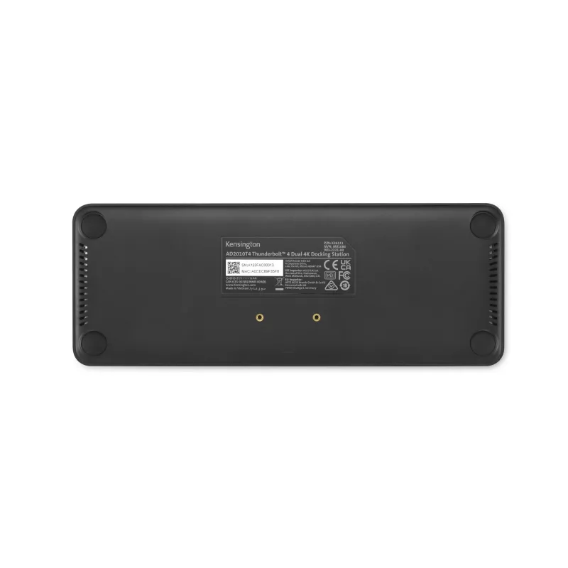 Kensington SD5760T Thunderbolt 4 dvigubas 4K dokų stotelė su 96W galios tiekimu