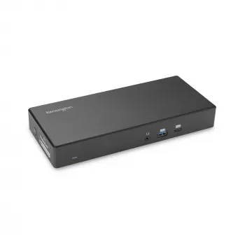 Kensington SD4781P EQ USB-C & USB-A dviguba 4K doko stotelė, laidinė, USB 3.2 Gen 2 (3.1 Gen 2) Type-C, 100 W, 3,5 mm, 10/100/1000 Mbit/s, juoda