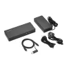 Kensington SD4781P EQ USB-C & USB-A dviguba 4K doko stotelė, laidinė, USB 3.2 Gen 2 (3.1 Gen 2) Type-C, 100 W, 3,5 mm, 10/100/1000 Mbit/s, juoda