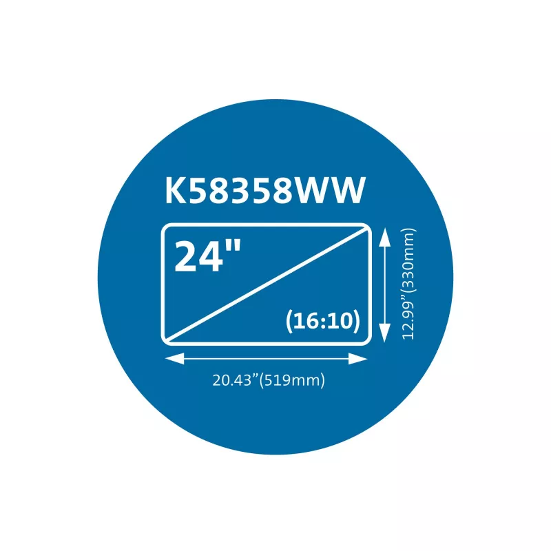 Kensington MagPro magnetinis privatumo filtras monitoriui 24 inch (16:10)