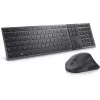 DELL KM900 belaidė klaviatūra ir pelė, RF + Bluetooth, QWERTZ vokiškas išdėstymas, grafito spalva