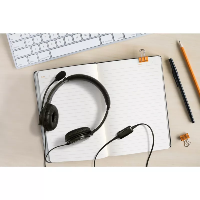 Kensington Classic USB-A ausinės su mikrofonu ir garsumo valdymu