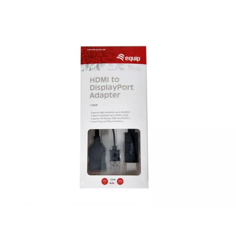 HDMI į DisplayPort adapteris Equip 119039