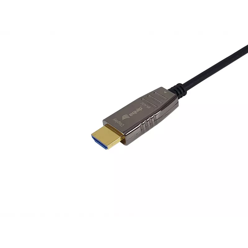 Equip HDMI 2.1 aktyvus optinis laidas, 30 m, 8K/60 Hz, juodas