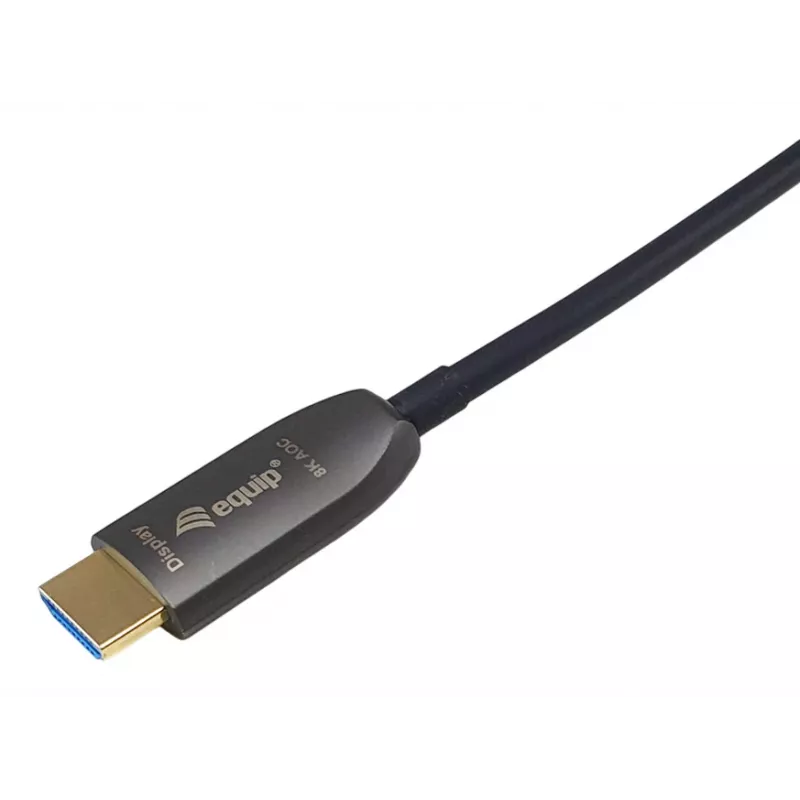 Equip HDMI 2.1 aktyvus optinis šarvuotas laidas, 50 m, 8K/60Hz, 4K/120Hz, 48Gbps