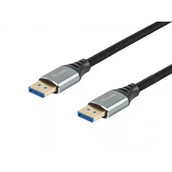 Equip DisplayPort 2.1 Premium laidas, 1,0 m, 16K/60Hz, 54 Gbps