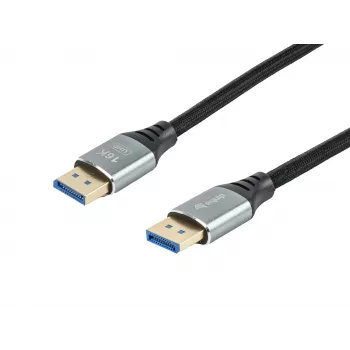 Equip DisplayPort 2.1 Premium laidas, 3,0 m, 16K/60Hz, 54Gbps