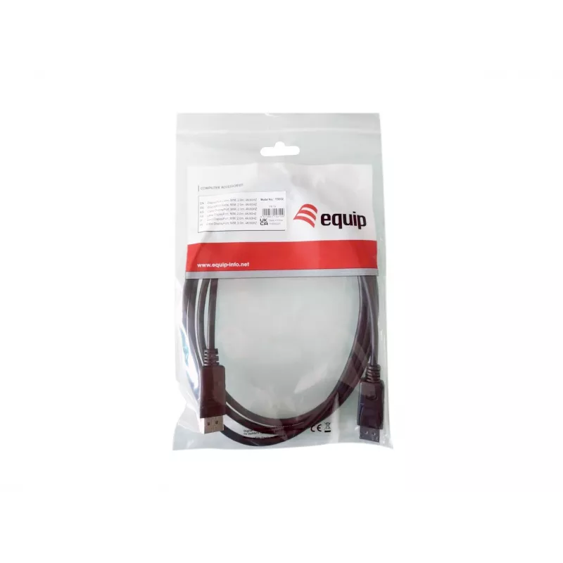 Equip DisplayPort kabelis, 2m