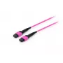 Equip 25555317 InfiniBand/šviesolaidinis kabelis 3 m MTP Violetinis