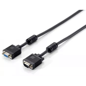 Equip HD15 VGA ilginimo kabelis, 8,0 m, VGA (D-Sub), VGA (D-Sub), vyriškas, moteriškas, juodas