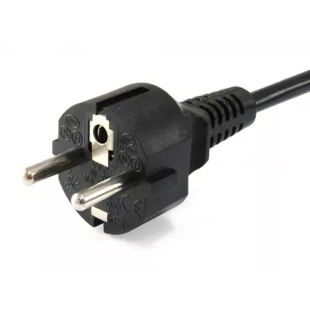 Equip 112151 Juodas 3 m maitinimo laidas su F tipo kištuku ir C5 jungtimi