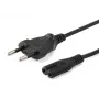 Equip 112161 Juodas 3 m maitinimo laidas su C tipo kištuku ir C7 jungtimi