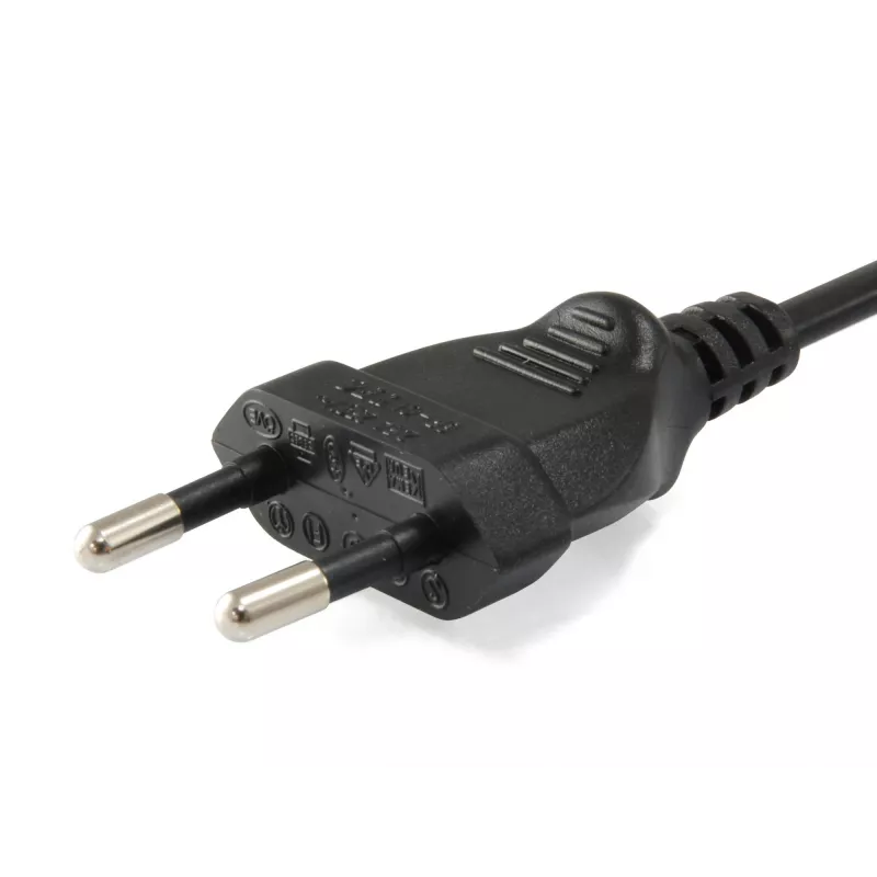 Equip 112161 Juodas 3 m maitinimo laidas su C tipo kištuku ir C7 jungtimi