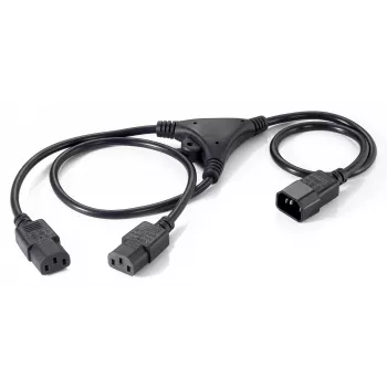 Maitinimo Y-kabelis Equip 112210 1,6 m C14 į 2x C13