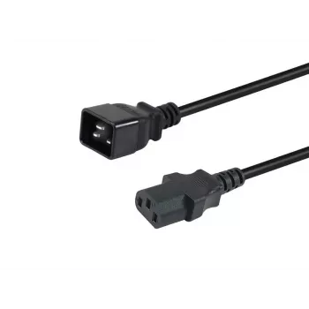 Equip 112140 maitinimo laidas 1,8 m, juodas, IEC C20 – IEC C13