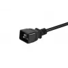 Equip 112140 maitinimo laidas 1,8 m, juodas, IEC C20 – IEC C13