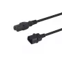 Equip 112171 maitinimo laidas, juodas, 3 m, C14 jungtis, C15 jungtis