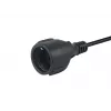 Equip 112106 maitinimo laidas, juodas, 0,25 m, IEC C14 – CEE 7/3