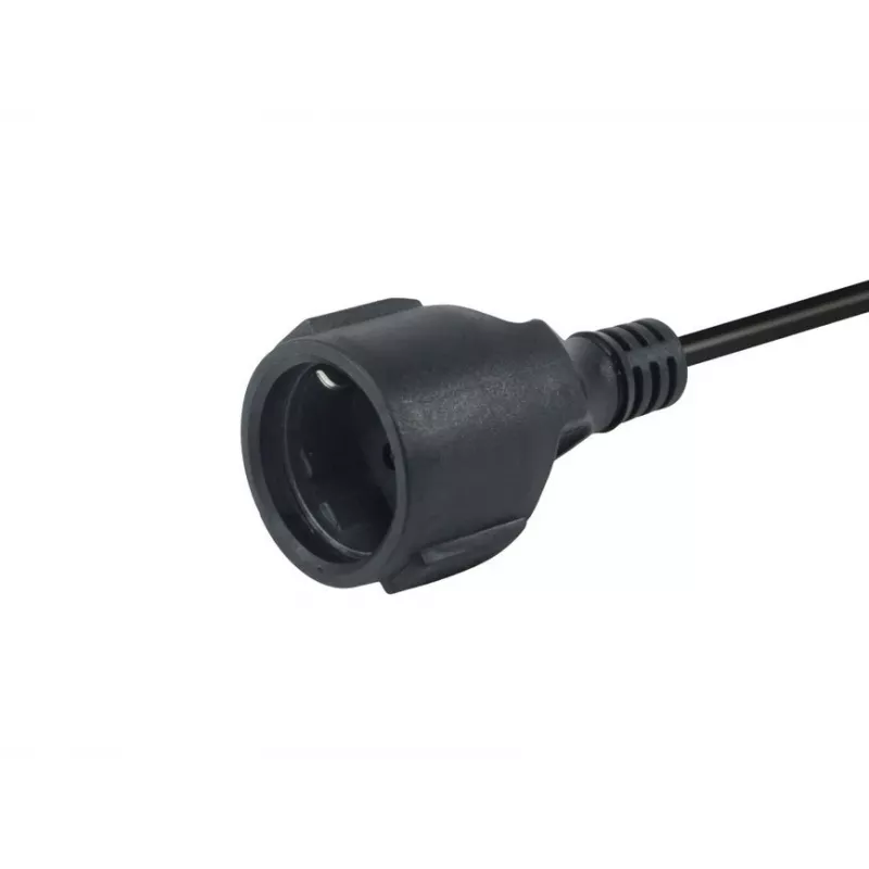 Equip 112106 maitinimo laidas, juodas, 0,25 m, IEC C14 – CEE 7/3