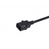 Equip 112106 maitinimo laidas, juodas, 0,25 m, IEC C14 – CEE 7/3