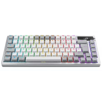 ASUS ROG Azoth White belaidė klaviatūra Gaming USB + RF Wireless + Bluetooth QWERTZ vokiška