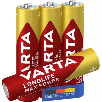 VARTA Longlife Max Power baterija AAA LR03 4 vienetai