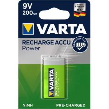 Įkraunama baterija VARTA E-bloc Hr61 9V 200mAh