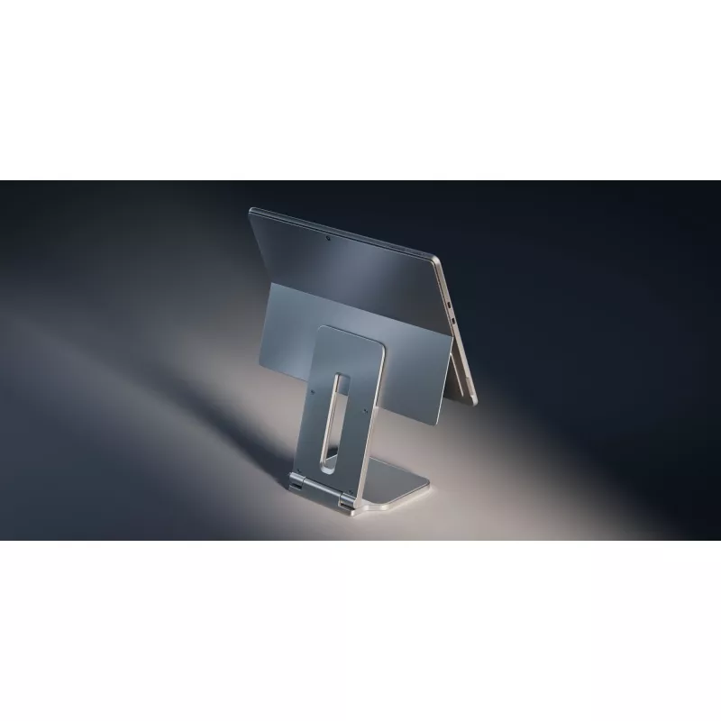Kensington Elevated Stand for Surface, platininė spalva, aliuminis, guma, TPU, cinkas, 126,4 mm, 139,3 mm, 193 mm, 612 g