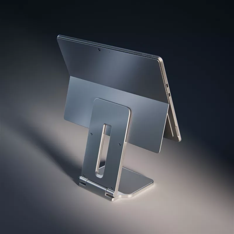 Kensington Elevated Stand for Surface, platininė spalva, aliuminis, guma, TPU, cinkas, 126,4 mm, 139,3 mm, 193 mm, 612 g