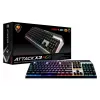 COUGAR CGR-WM1MB-ATR klaviatūra žaidimams Gaming USB QWERTY anglų Aliuminis, Juoda