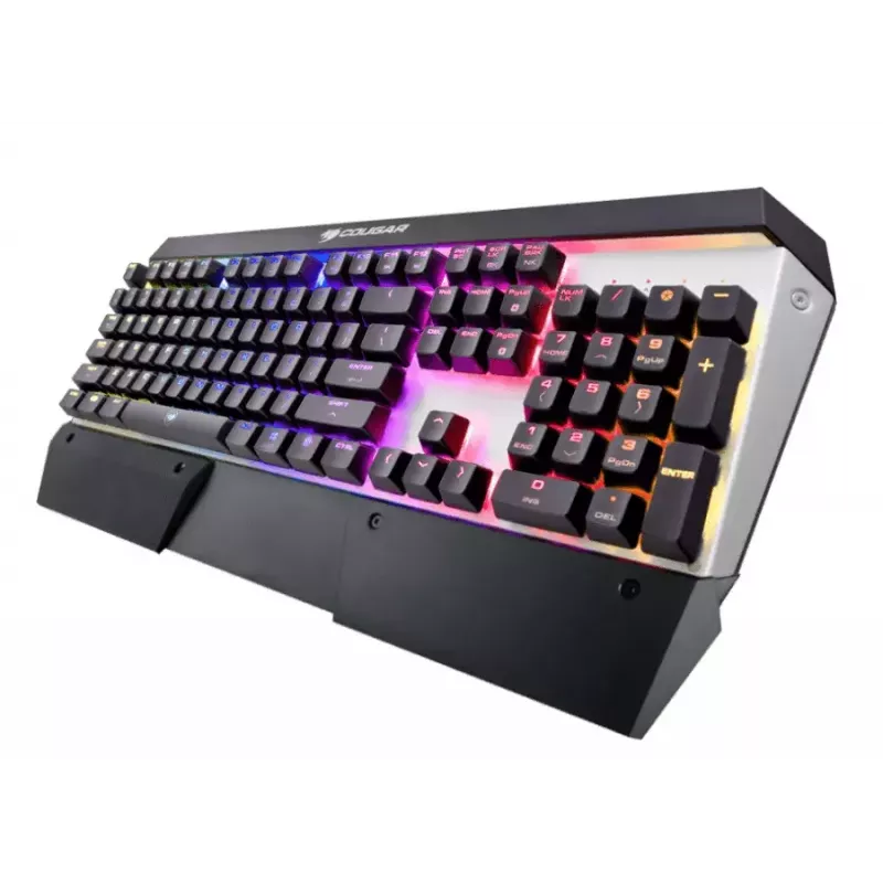 COUGAR CGR-WM1MB-ATR klaviatūra žaidimams Gaming USB QWERTY anglų Aliuminis, Juoda