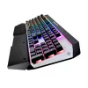COUGAR CGR-WM1MB-ATR klaviatūra žaidimams Gaming USB QWERTY anglų Aliuminis, Juoda