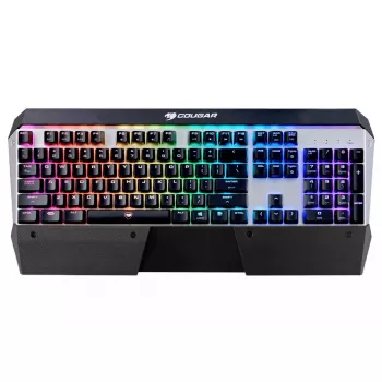 COUGAR CGR-WM1MB-ATR klaviatūra žaidimams Gaming USB QWERTY anglų Aliuminis, Juoda