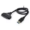 Equip USB 3.0 į SATA adapteris, juodas, 5 Gbit/s, CE, 50 mm, 9.5 mm, 550 mm