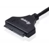 Equip USB 3.0 į SATA adapteris, juodas, 5 Gbit/s, CE, 50 mm, 9.5 mm, 550 mm