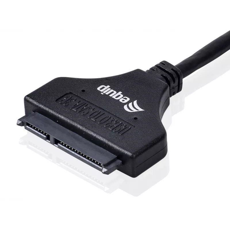 Equip USB 3.0 į SATA adapteris, juodas, 5 Gbit/s, CE, 50 mm, 9.5 mm, 550 mm