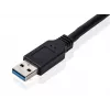 Equip USB 3.0 į SATA adapteris, juodas, 5 Gbit/s, CE, 50 mm, 9.5 mm, 550 mm