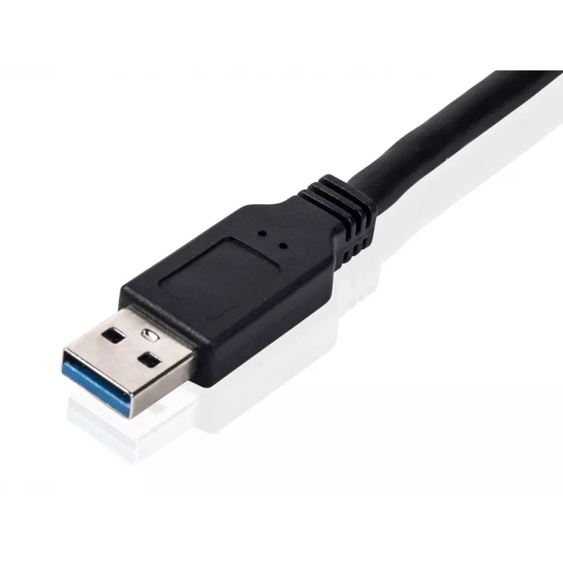 Equip USB 3.0 į SATA adapteris, juodas, 5 Gbit/s, CE, 50 mm, 9.5 mm, 550 mm