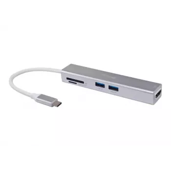 Equip USB-C 5 in 1 daugiafunkcis adapteris